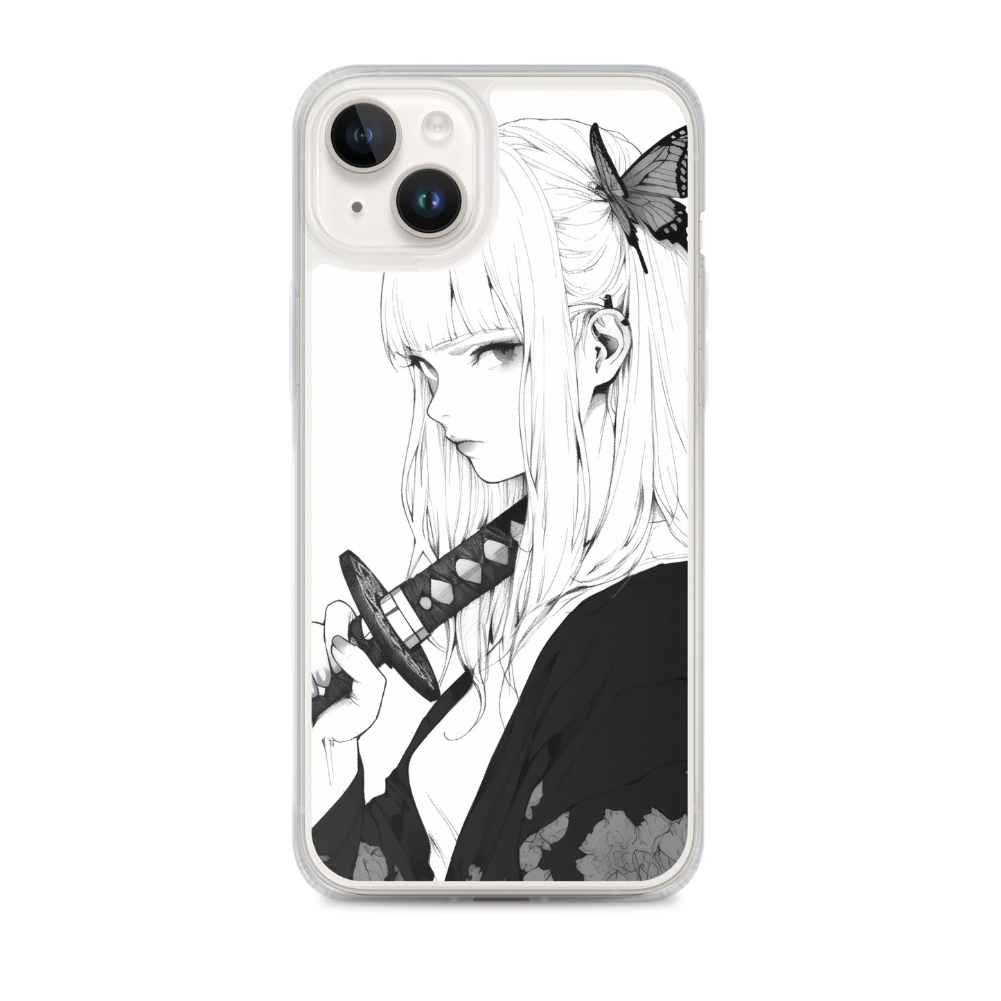 Clear Case for iPhone® Samurai Girl 10