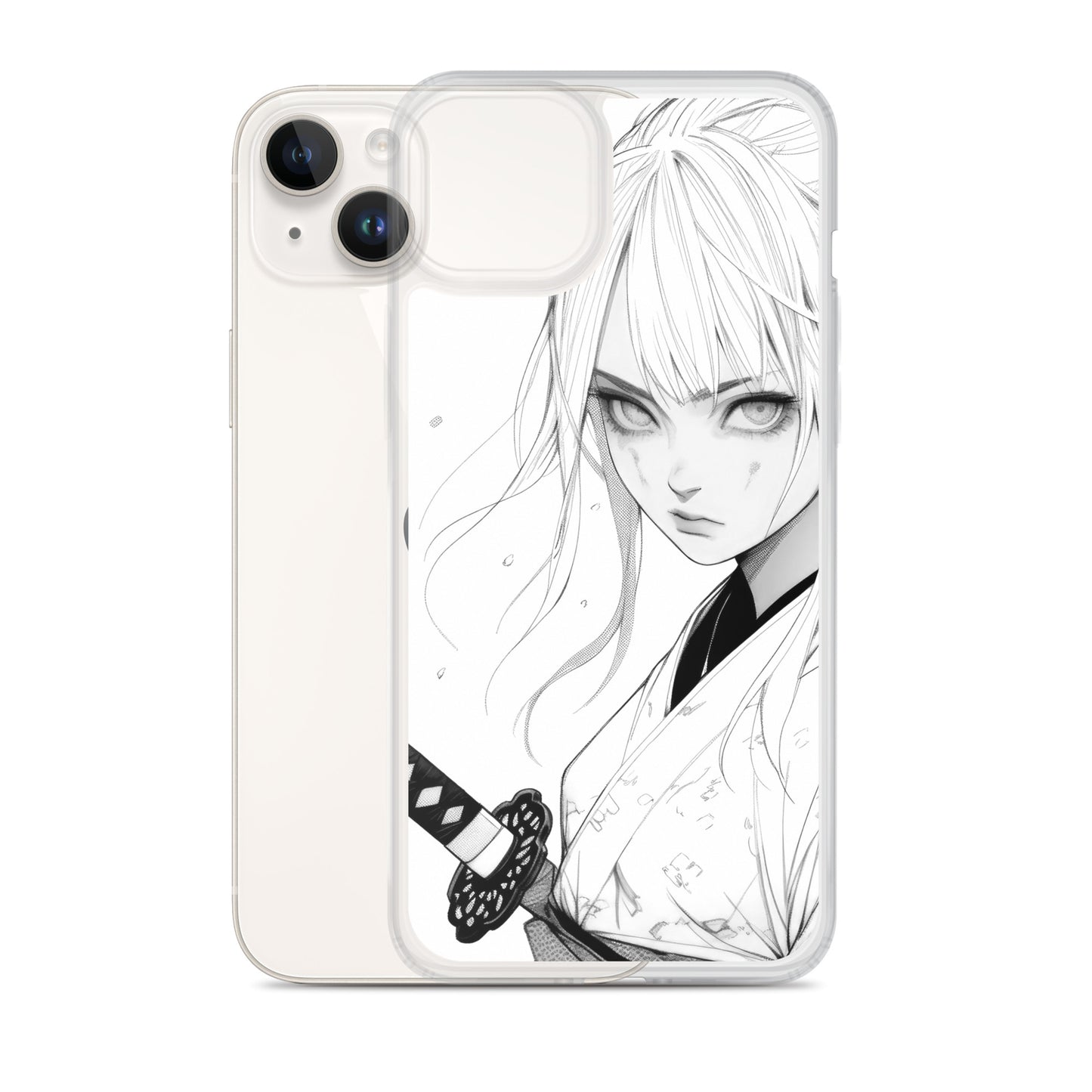 Clear Case for iPhone® Samurai Girl 2