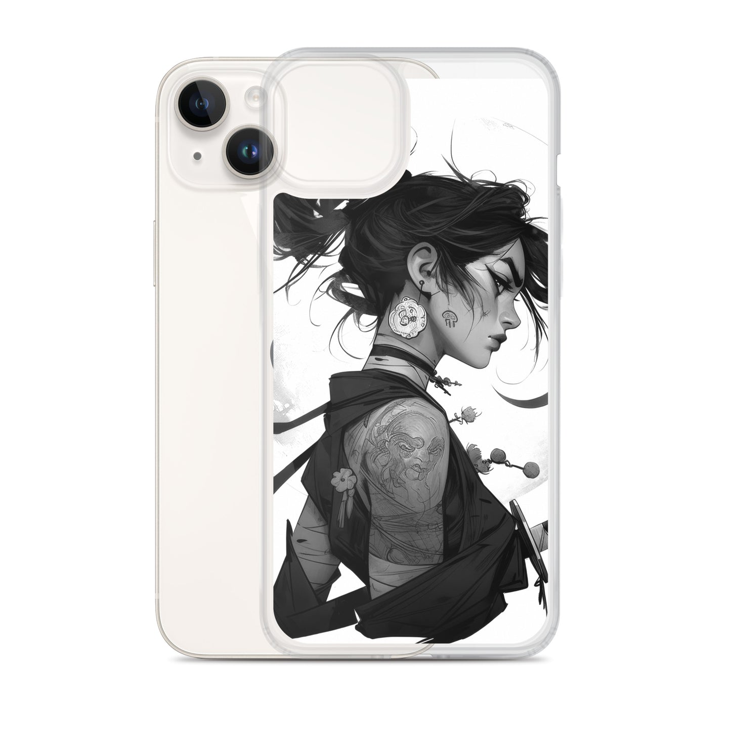 Clear Case for iPhone® Samurai Girl 4