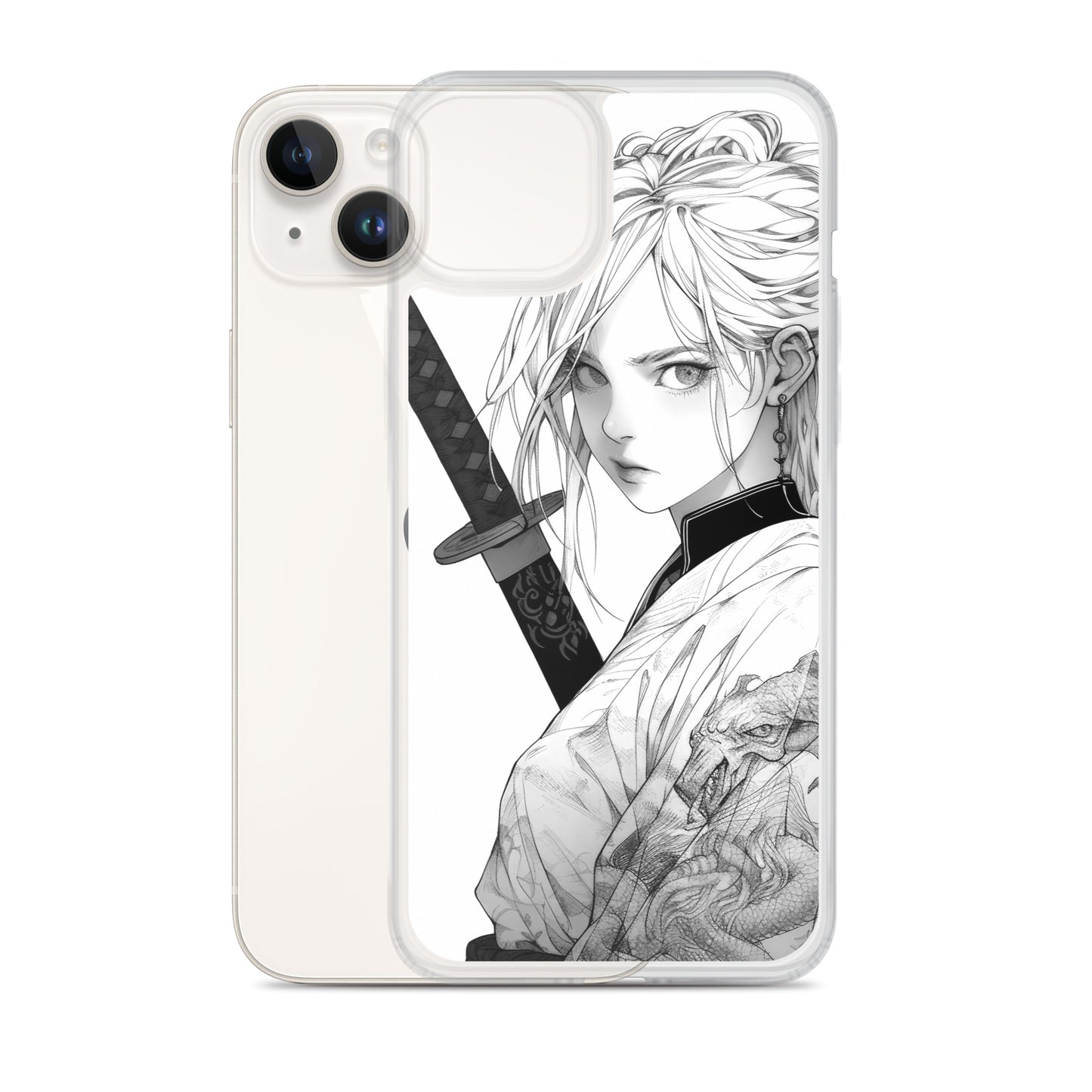 Clear Case for iPhone® Samurai Girl 6