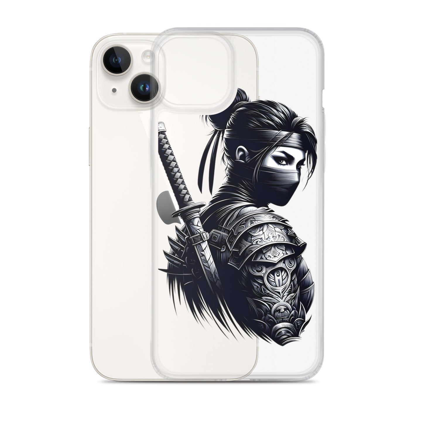 Clear Case for iPhone® Samurai Girl 12