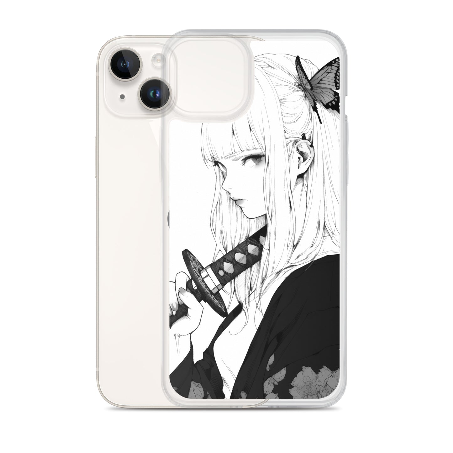 Clear Case for iPhone® Samurai Girl 10