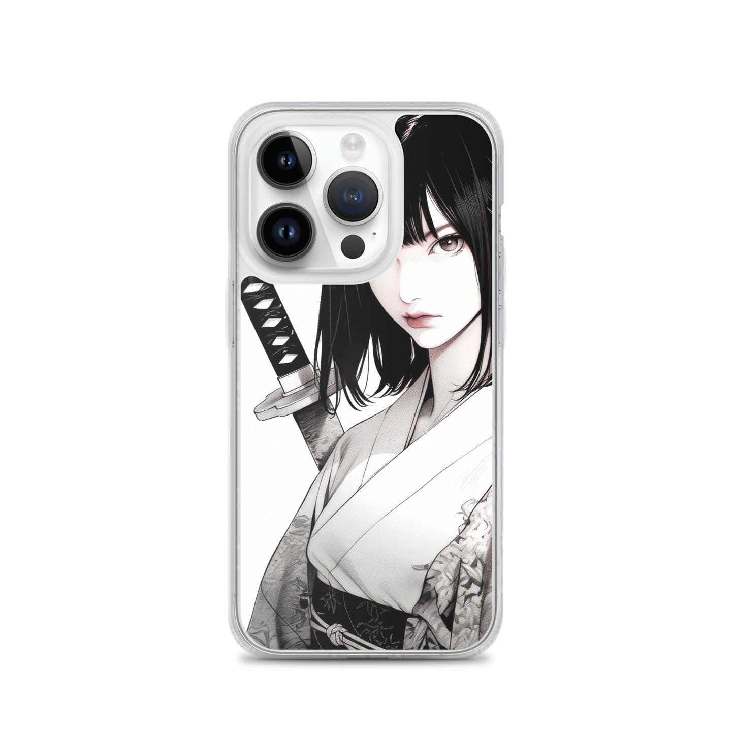 Clear Case for iPhone® Samurai Girl One