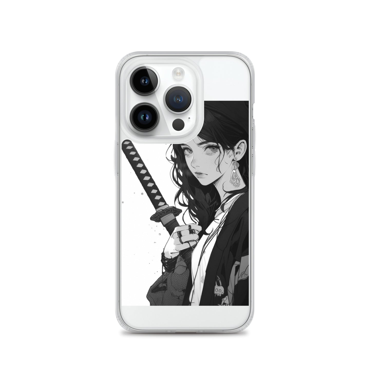 Clear Case for iPhone® Samurai Girl 8