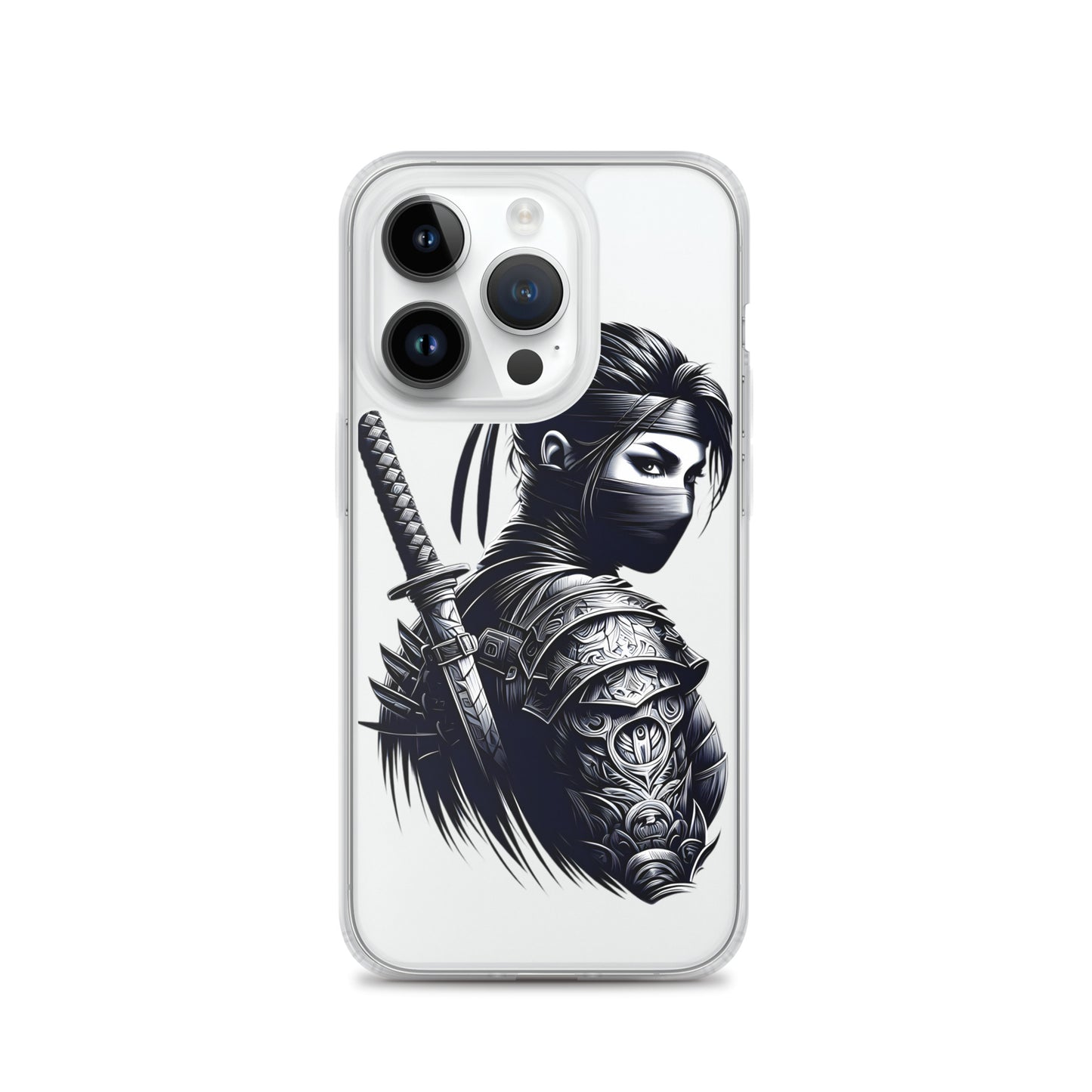 Clear Case for iPhone® Samurai Girl 12