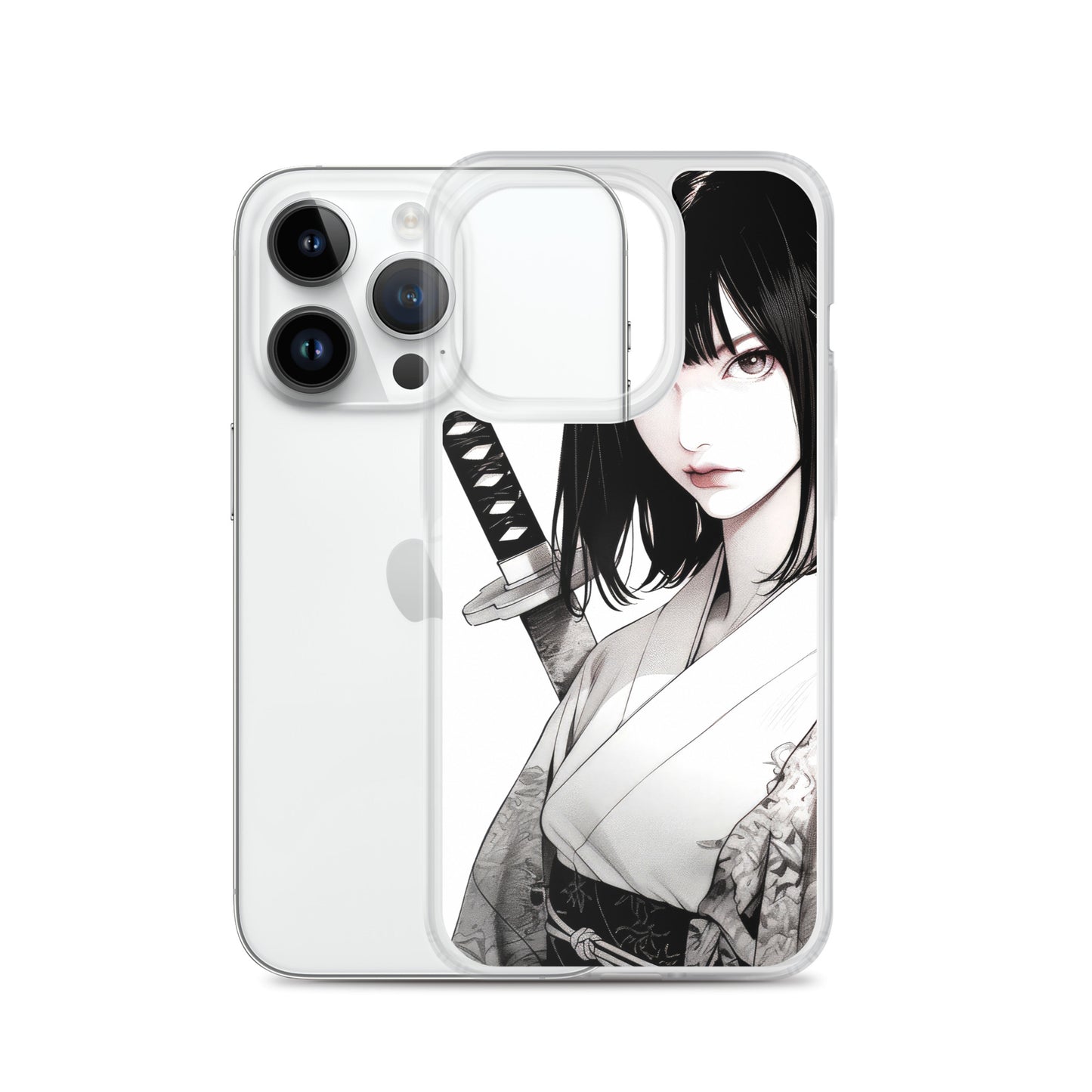 Clear Case for iPhone® Samurai Girl One