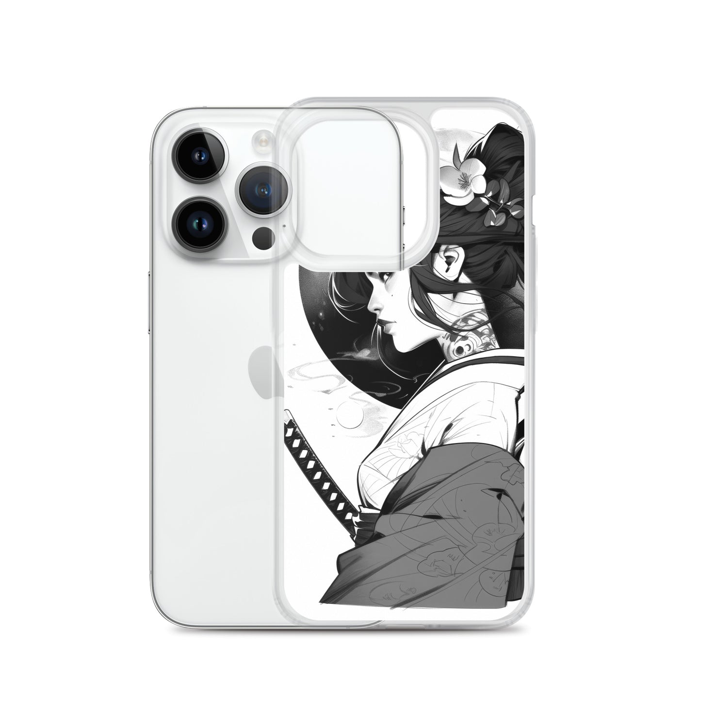 Clear Case for iPhone® Samurai Girl 3