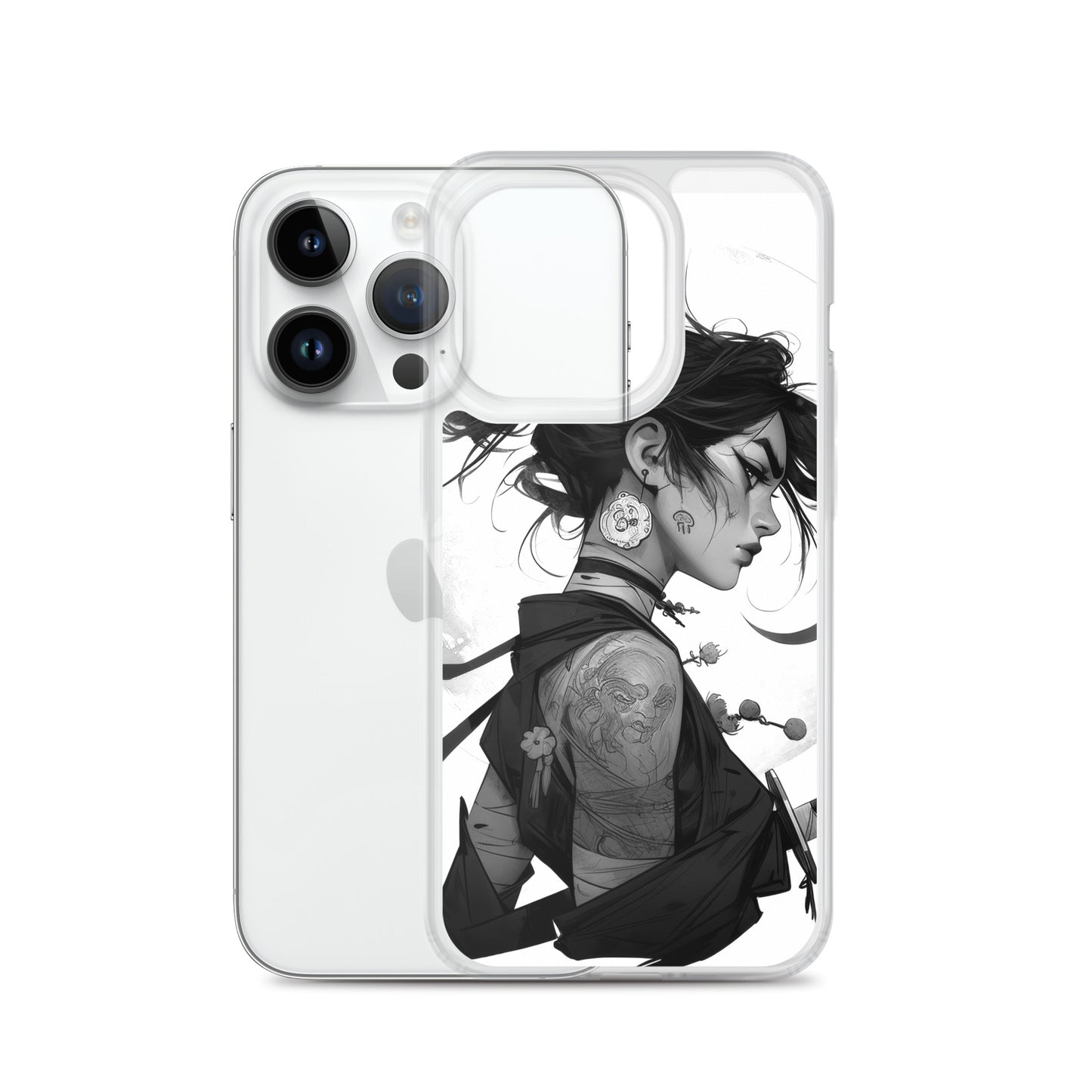 Clear Case for iPhone® Samurai Girl 4