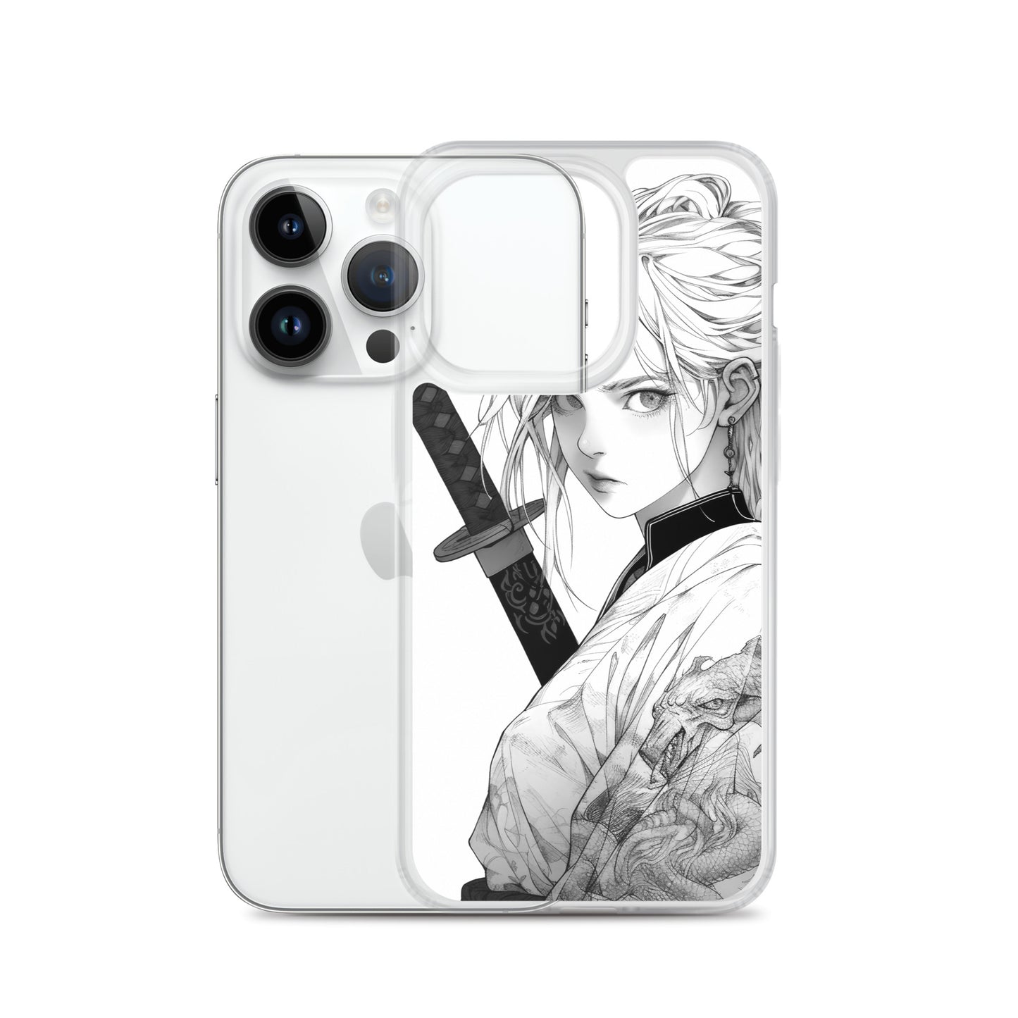 Clear Case for iPhone® Samurai Girl 6