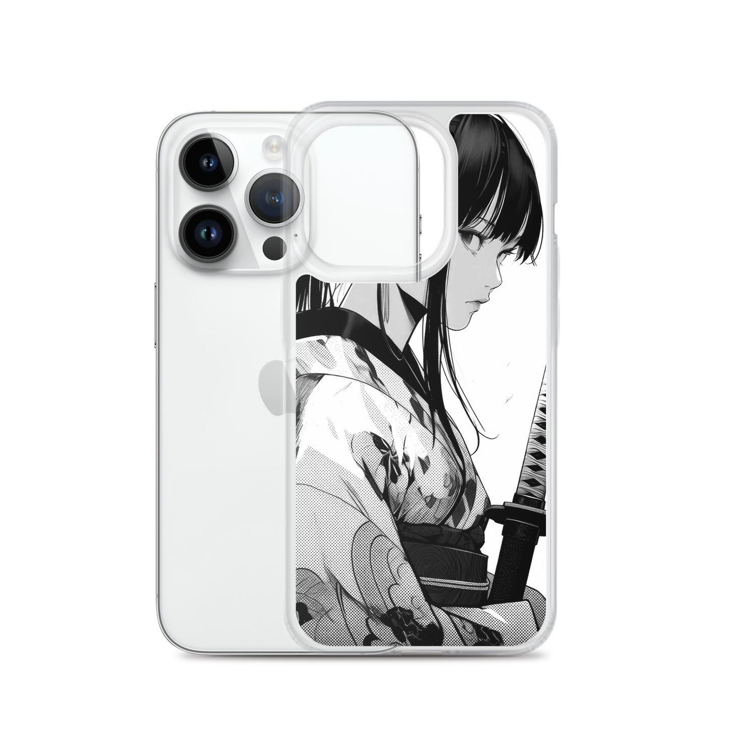 Clear Case for iPhone® Samurai Girl 7