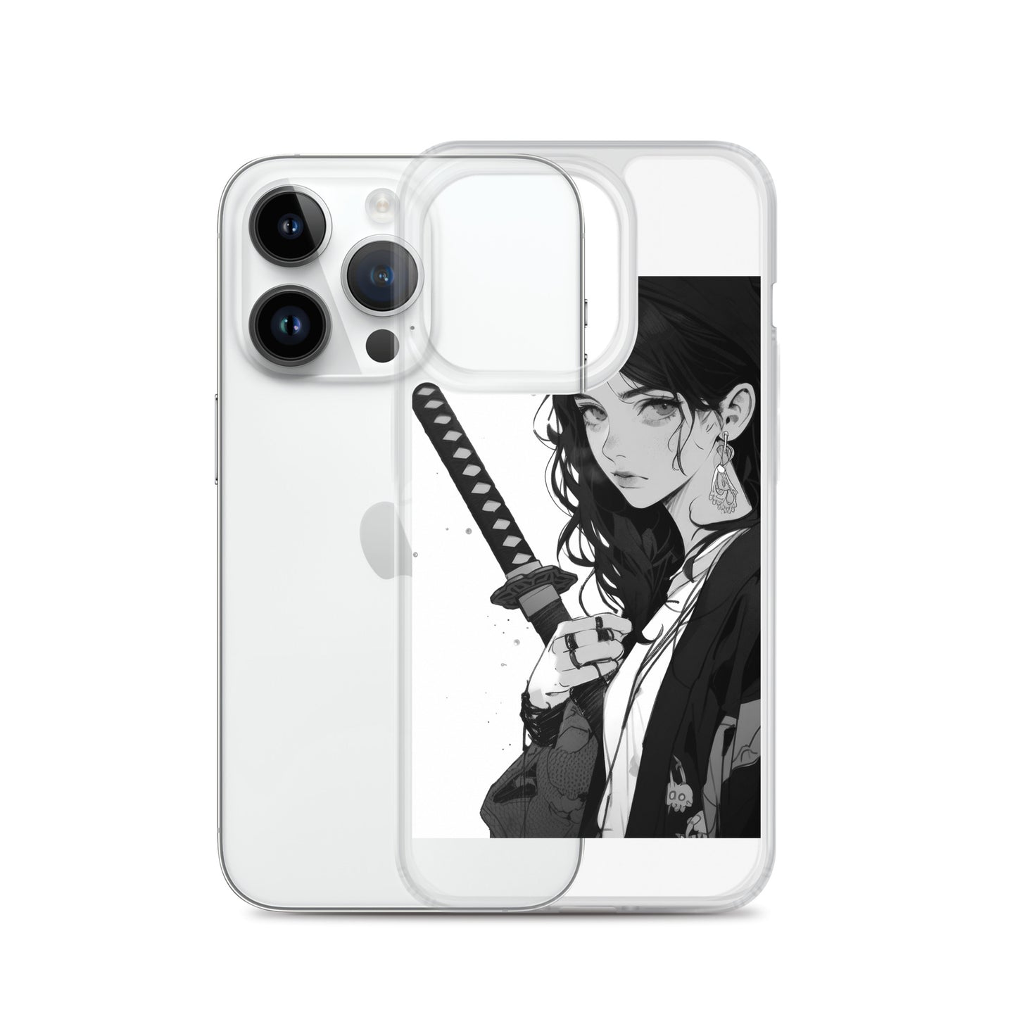 Clear Case for iPhone® Samurai Girl 8