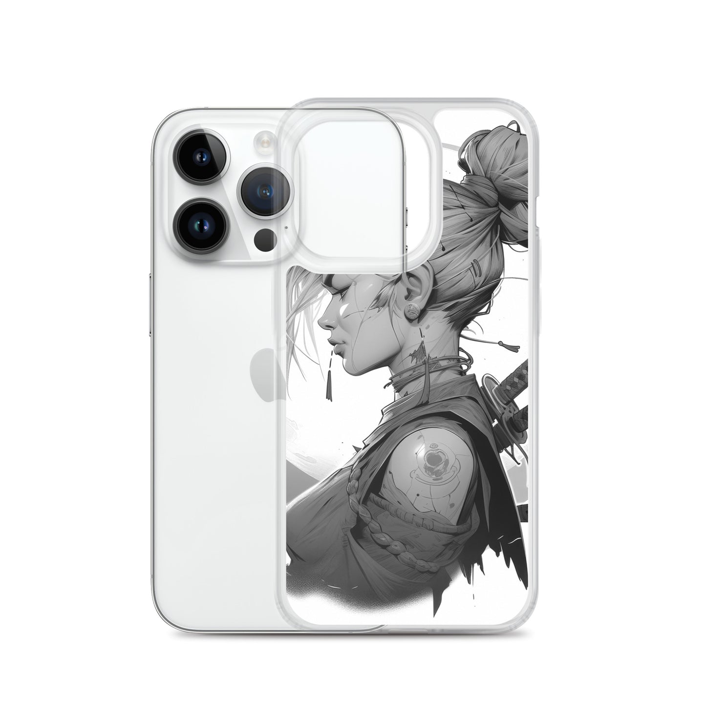 Clear Case for iPhone® Samurai Girl 11