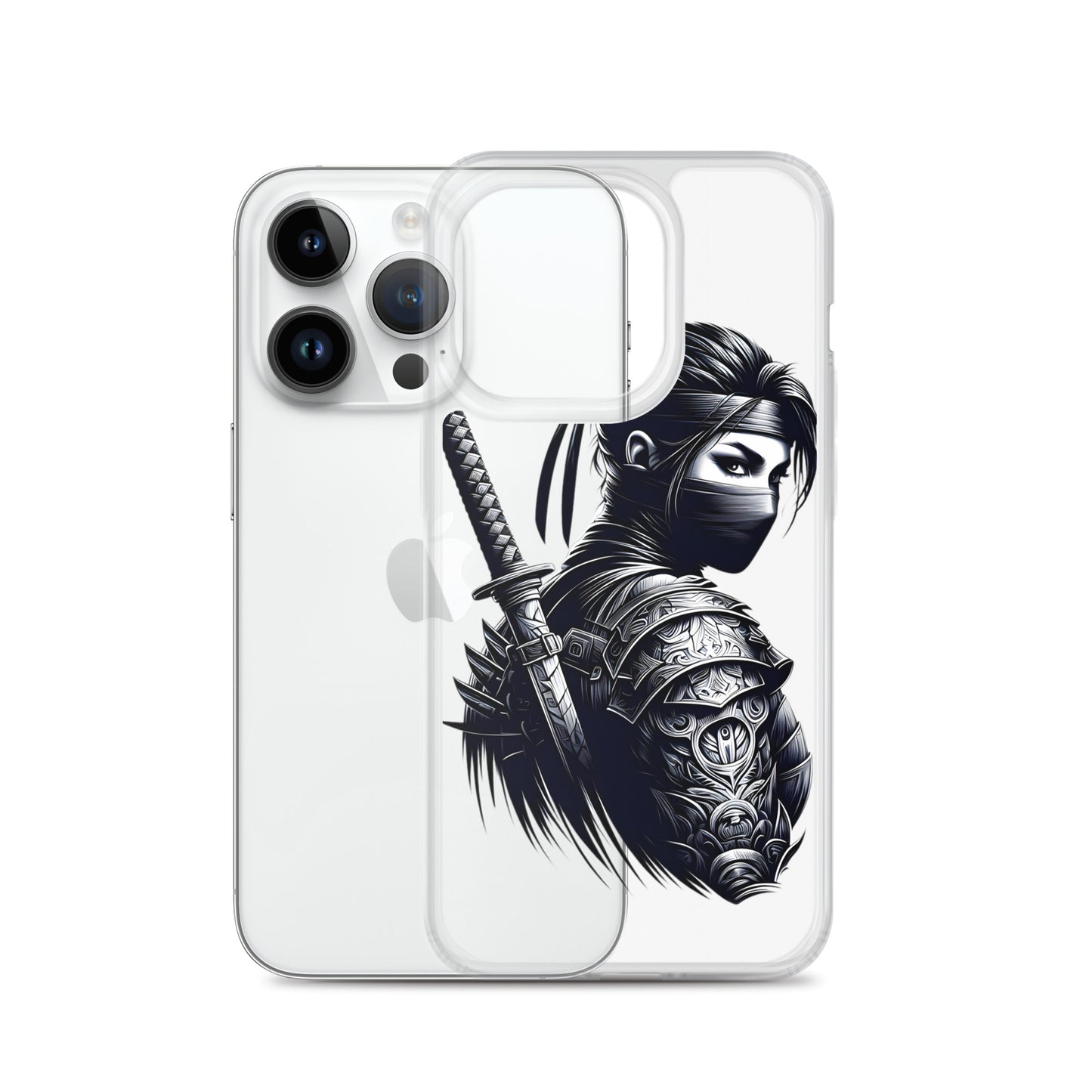 Clear Case for iPhone® Samurai Girl 12