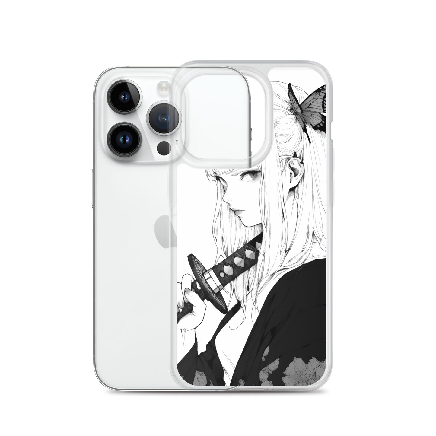 Clear Case for iPhone® Samurai Girl 10