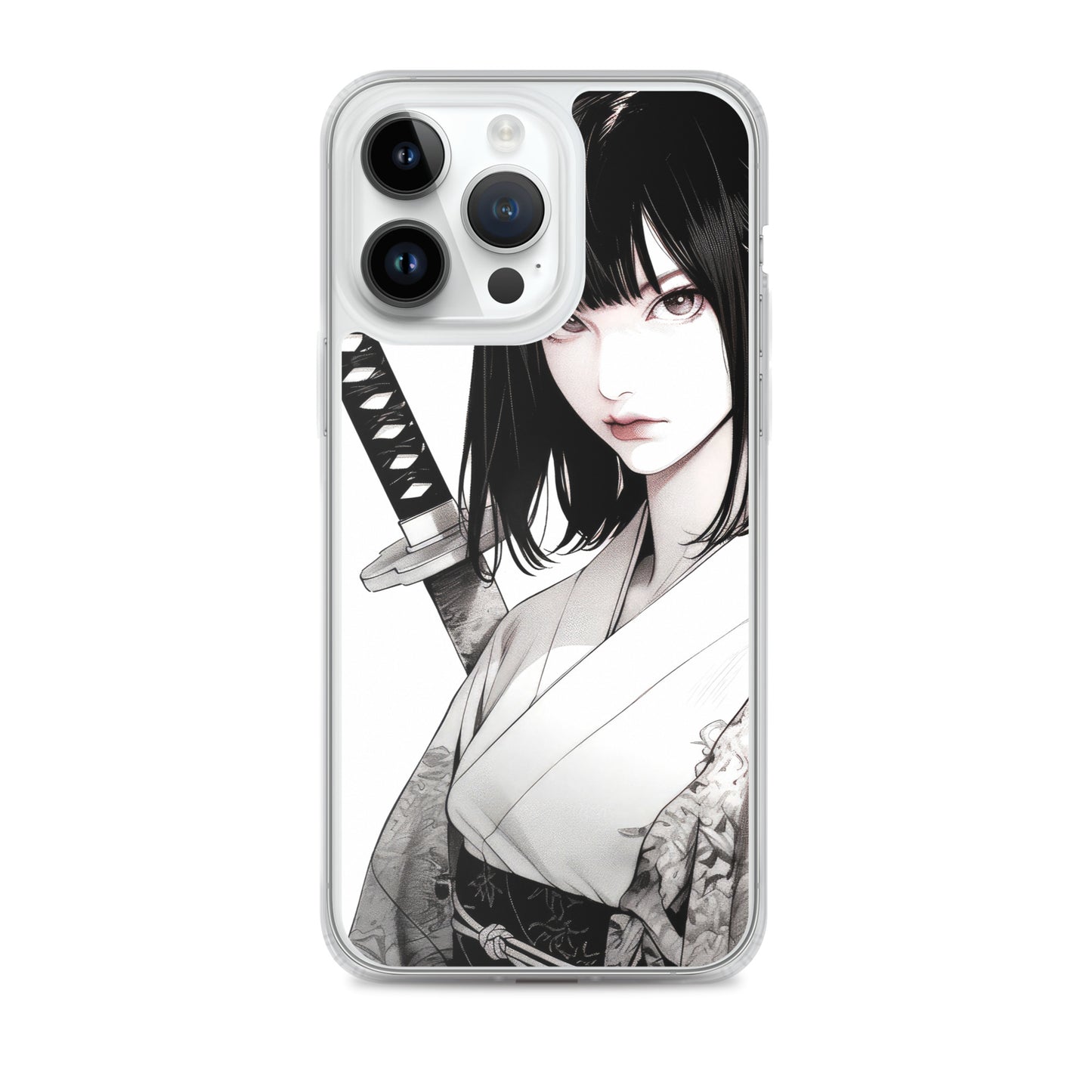 Clear Case for iPhone® Samurai Girl One