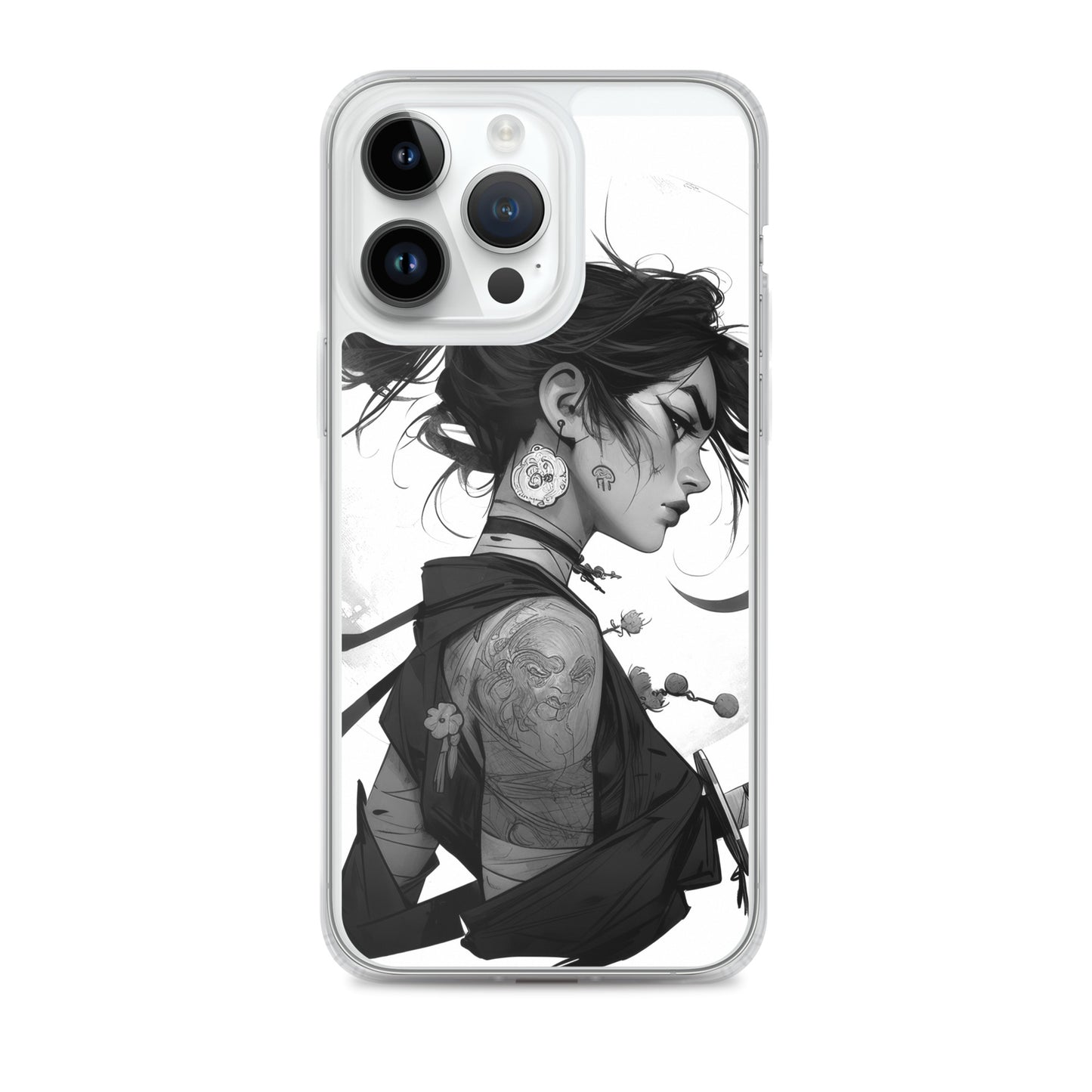 Clear Case for iPhone® Samurai Girl 4