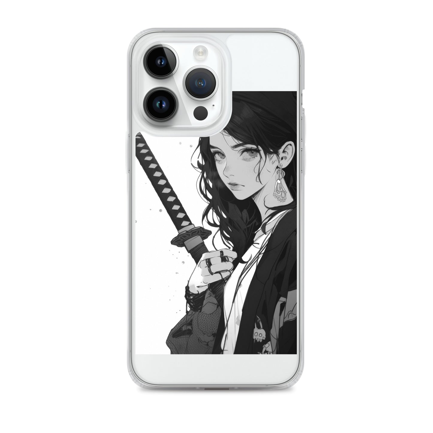 Clear Case for iPhone® Samurai Girl 8