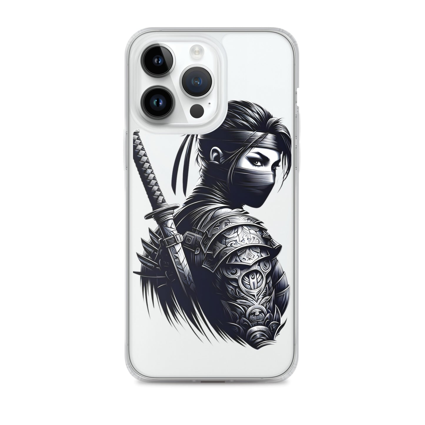 Clear Case for iPhone® Samurai Girl 12