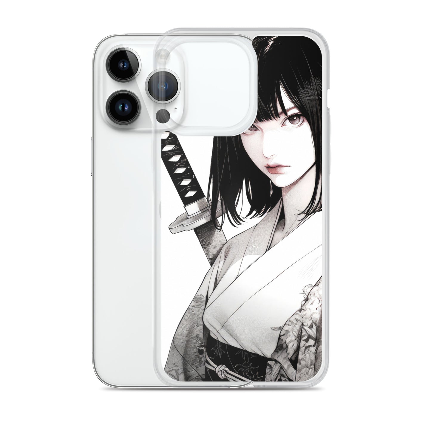 Clear Case for iPhone® Samurai Girl One