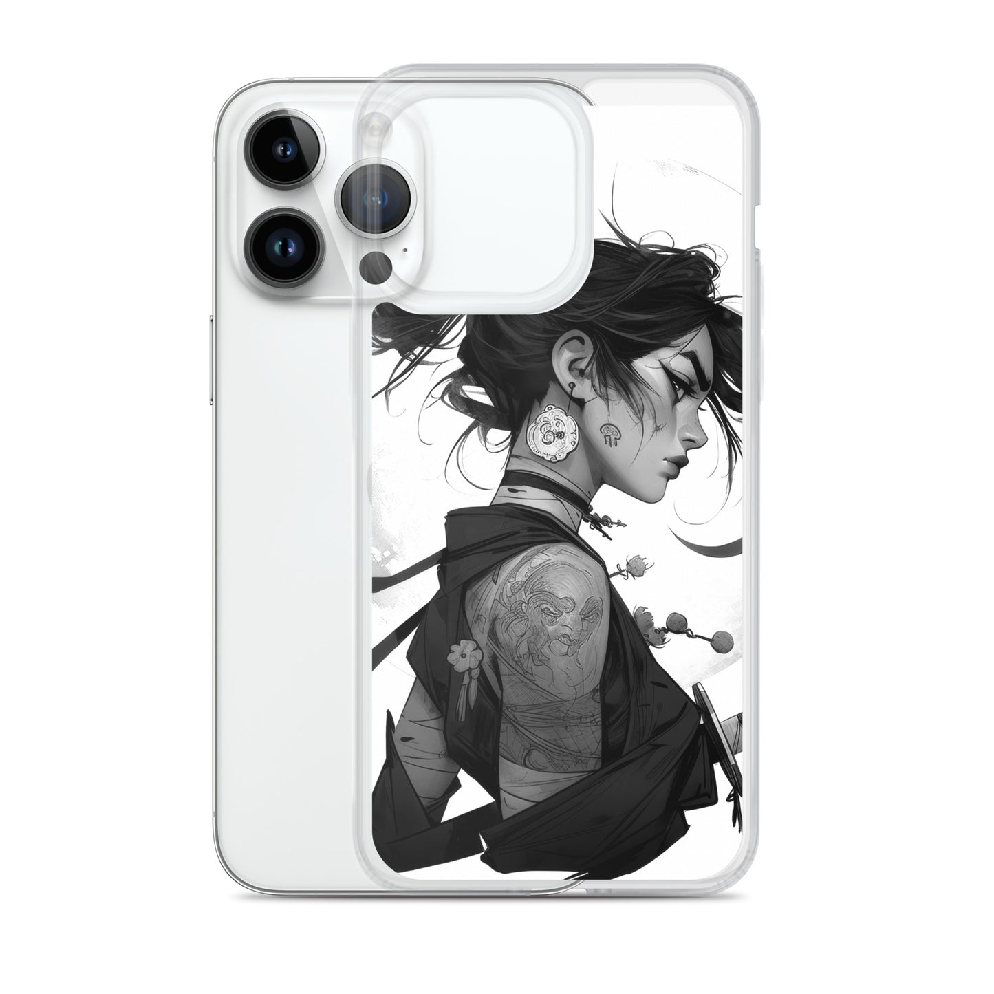 Clear Case for iPhone® Samurai Girl 4