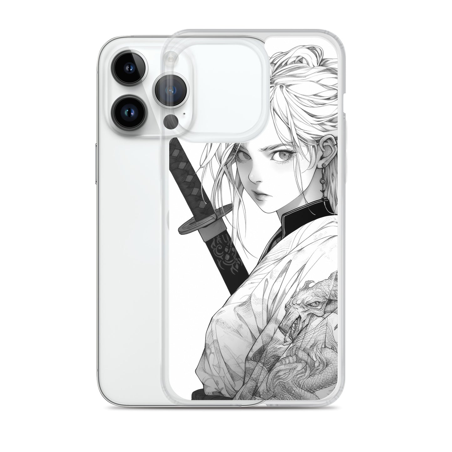 Clear Case for iPhone® Samurai Girl 6