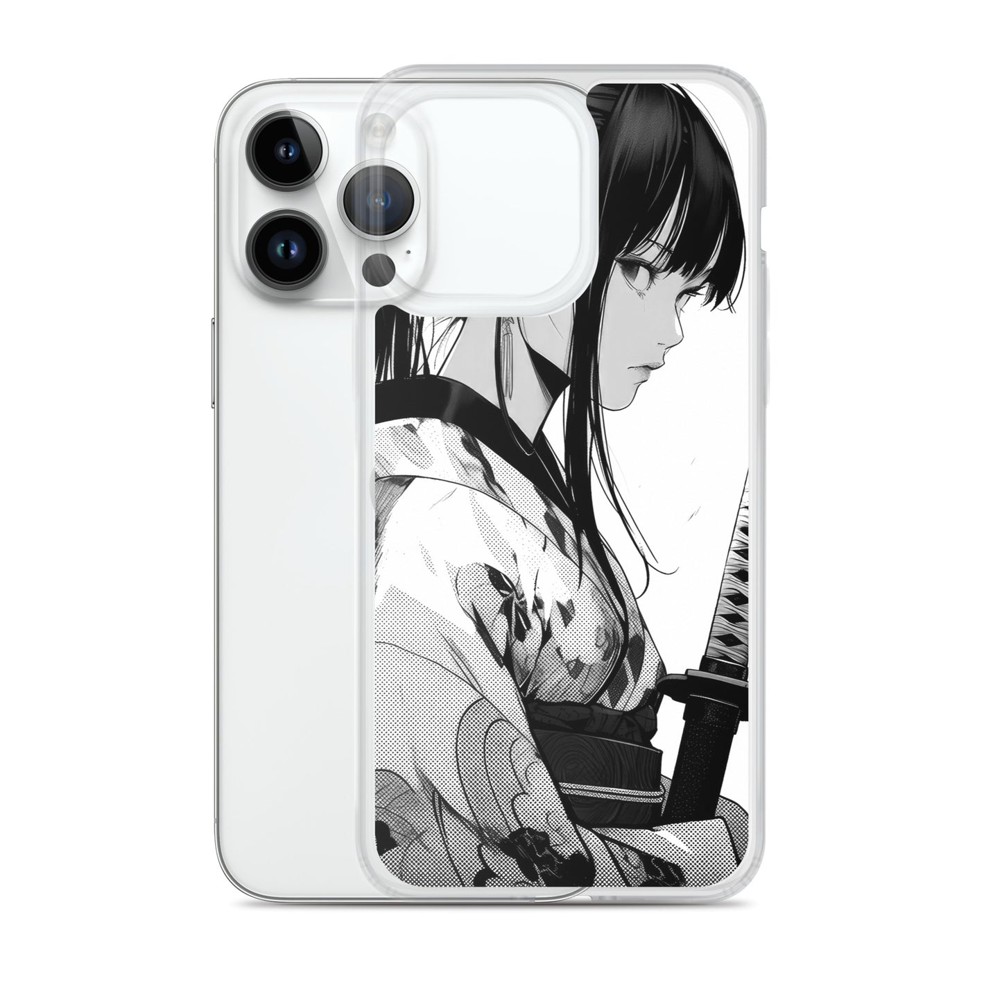 Clear Case for iPhone® Samurai Girl 7