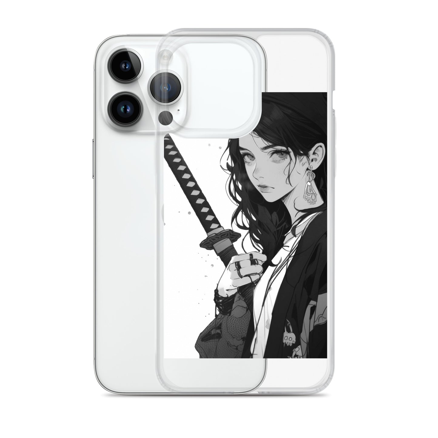 Clear Case for iPhone® Samurai Girl 8