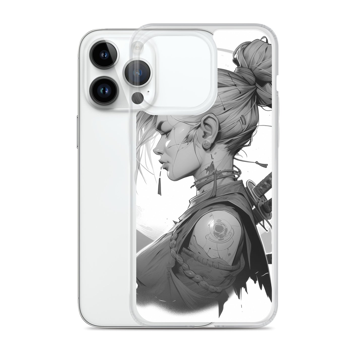 Clear Case for iPhone® Samurai Girl 11