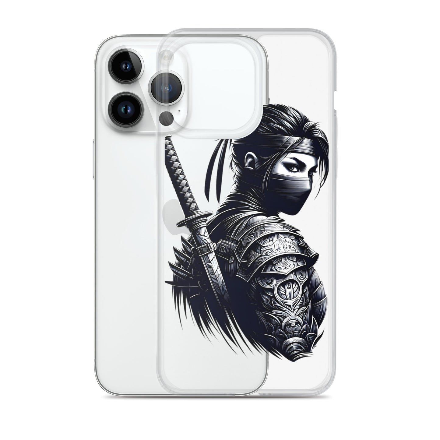 Clear Case for iPhone® Samurai Girl 12