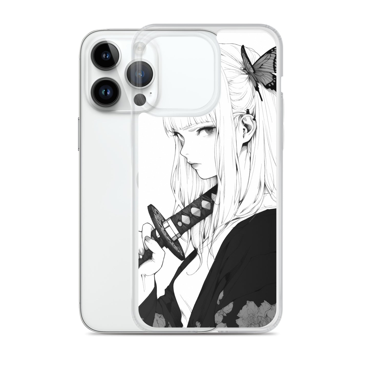 Clear Case for iPhone® Samurai Girl 10