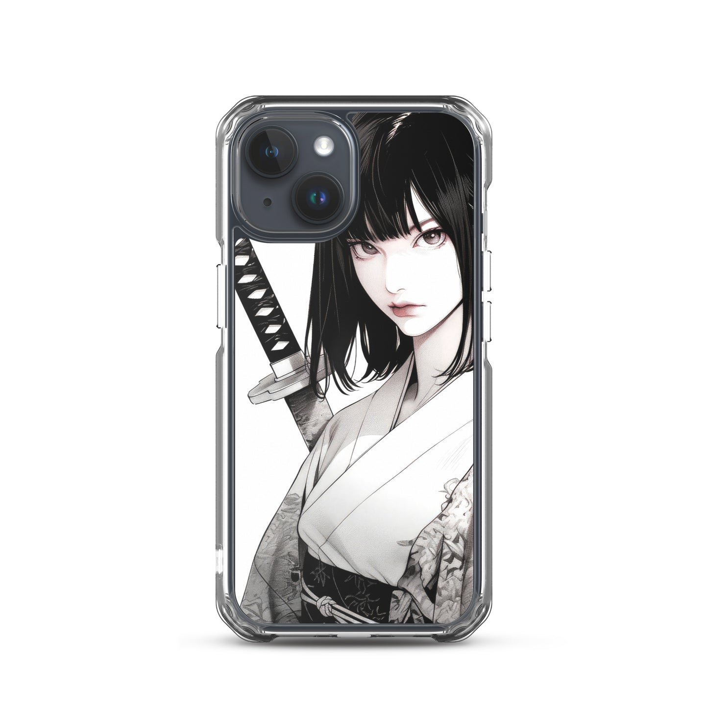 Clear Case for iPhone® Samurai Girl One