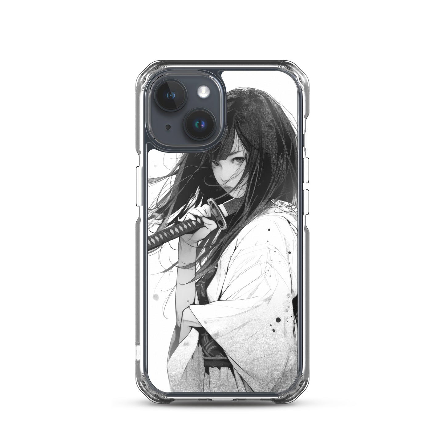 Clear Case for iPhone® Samurai Girl 7