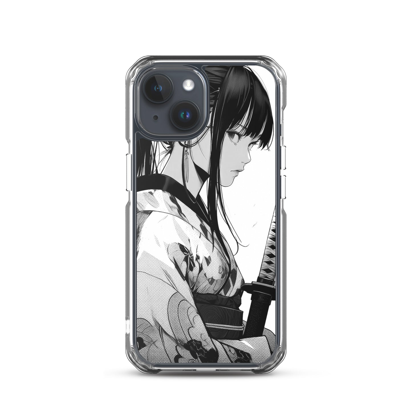 Clear Case for iPhone® Samurai Girl 7