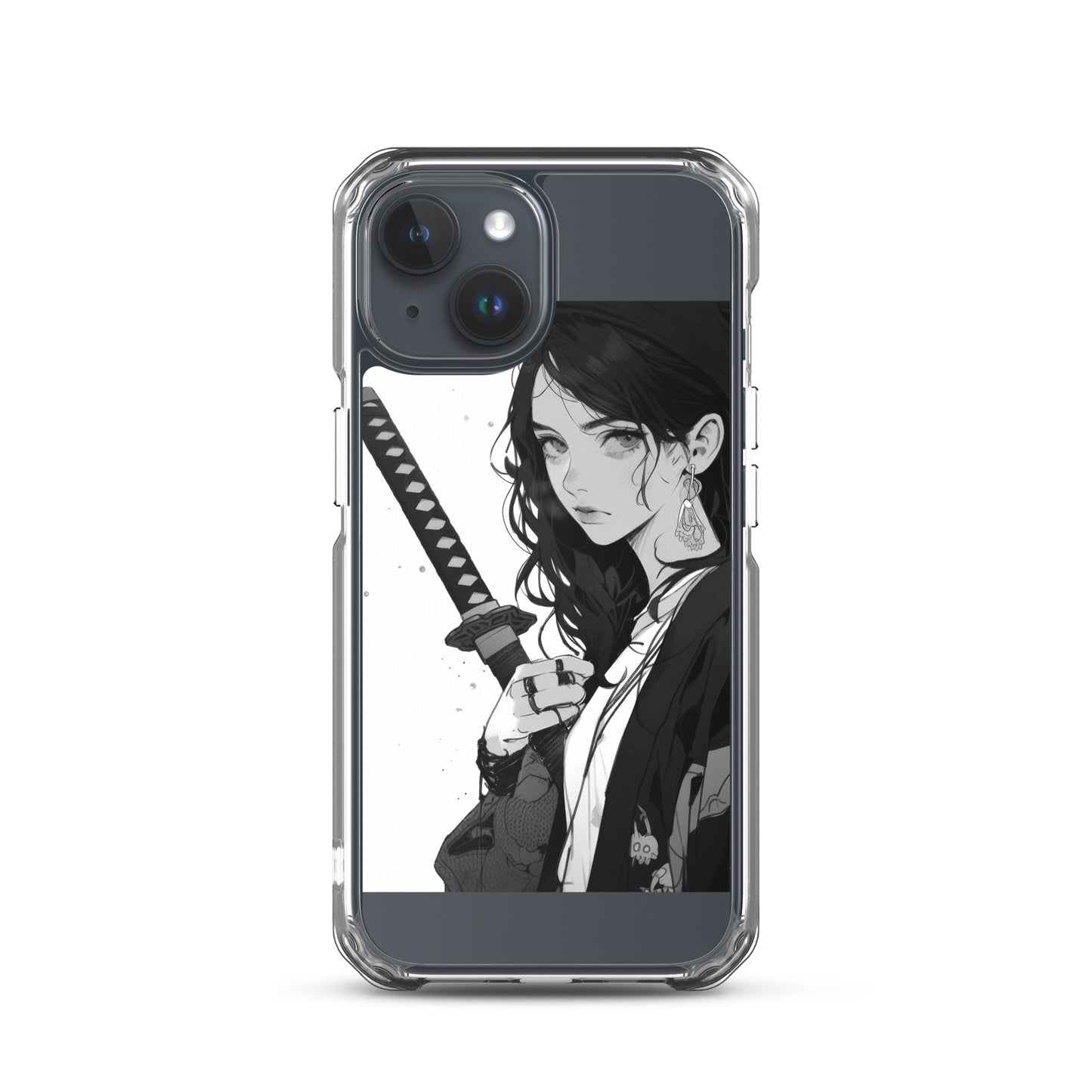 Clear Case for iPhone® Samurai Girl 8