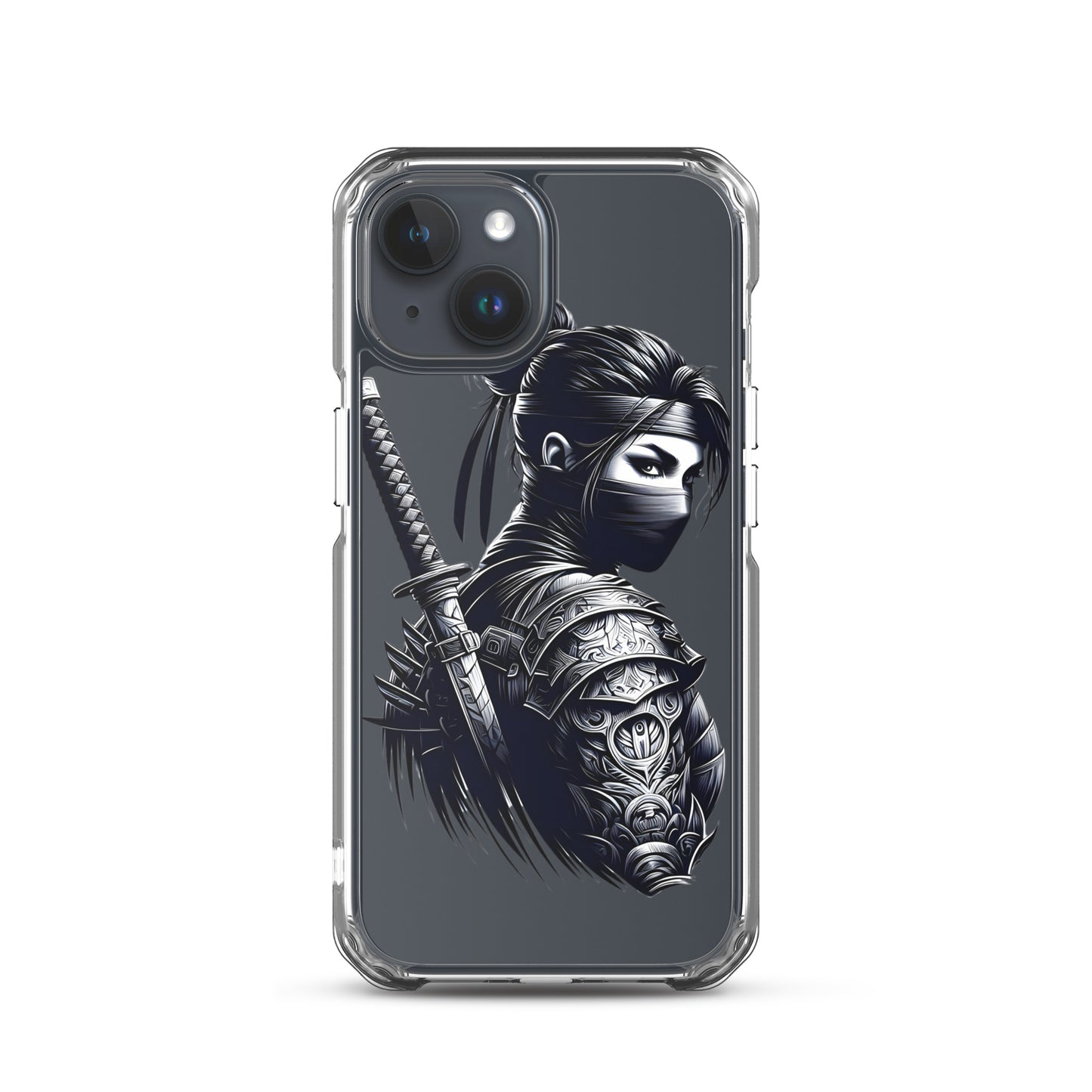 Clear Case for iPhone® Samurai Girl 12