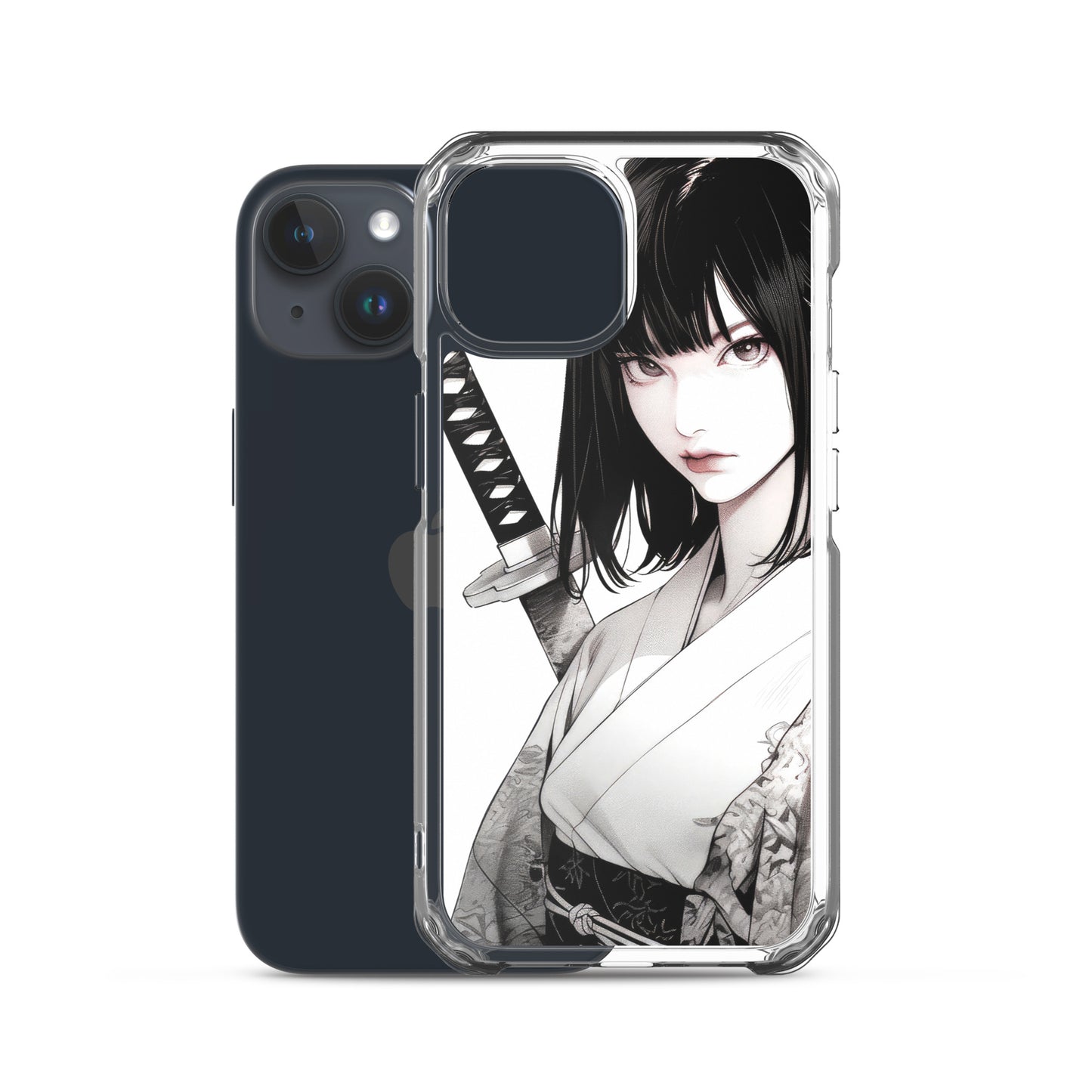 Clear Case for iPhone® Samurai Girl One