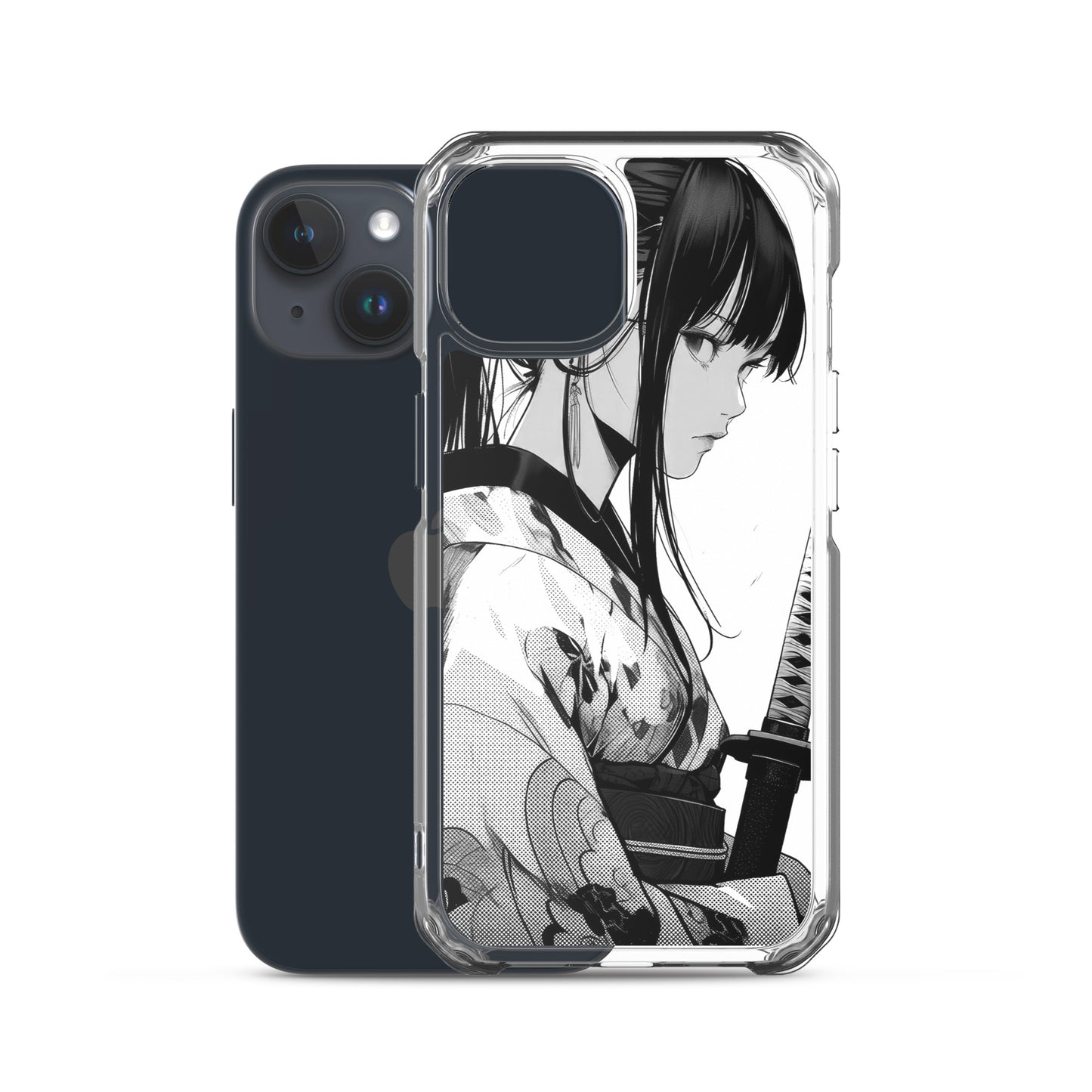 Clear Case for iPhone® Samurai Girl 7