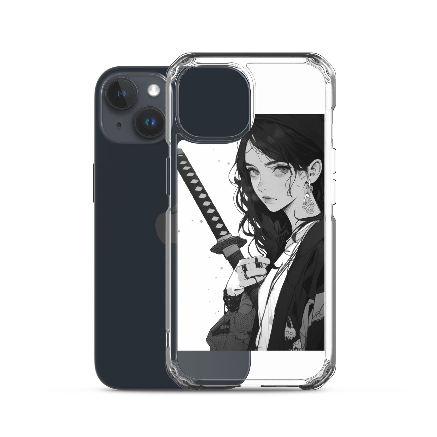 Clear Case for iPhone® Samurai Girl 8