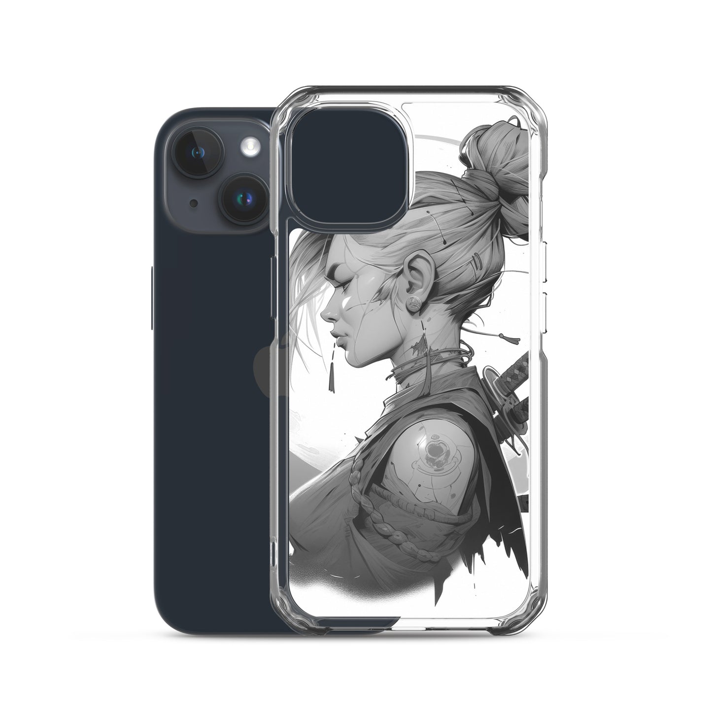 Clear Case for iPhone® Samurai Girl 11