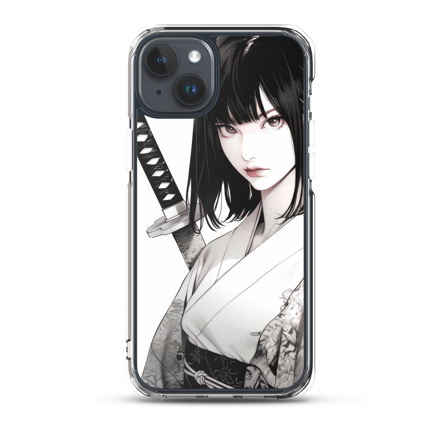 Clear Case for iPhone® Samurai Girl One