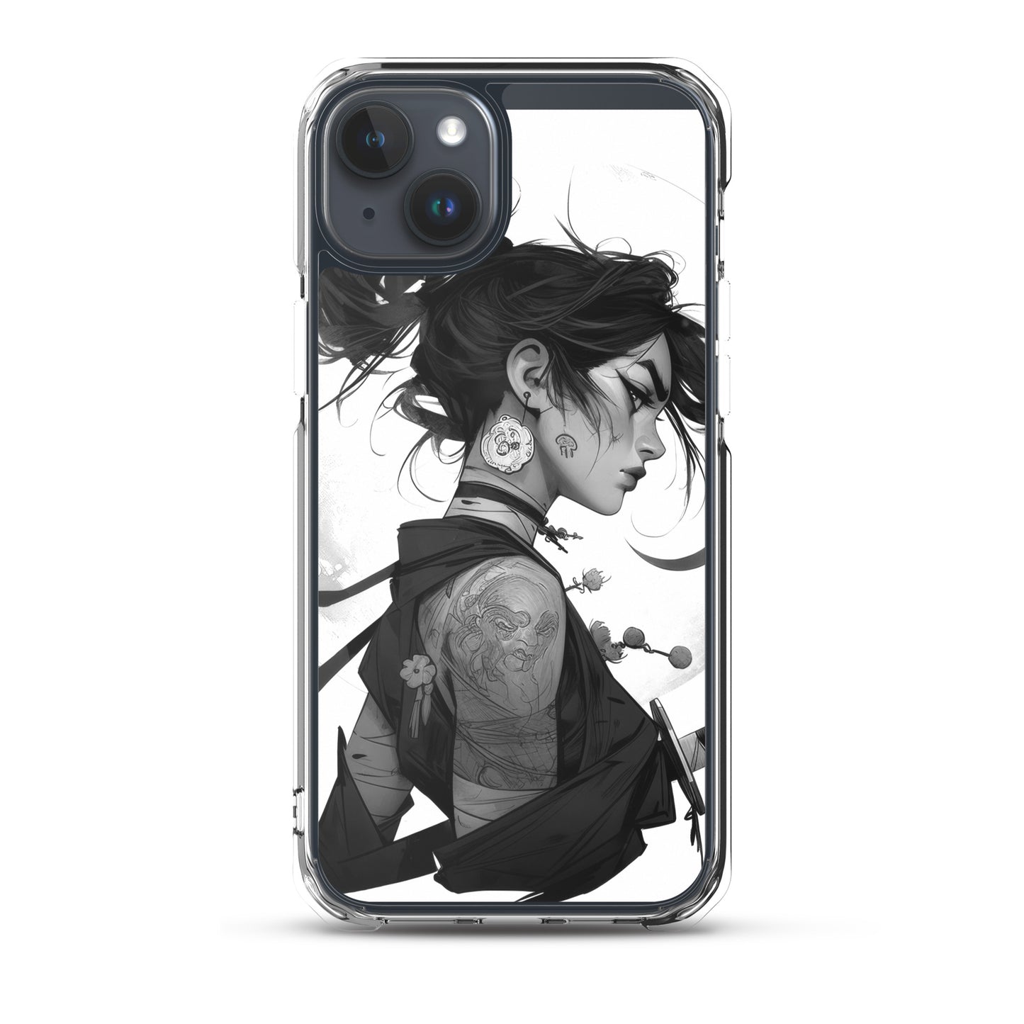 Clear Case for iPhone® Samurai Girl 4