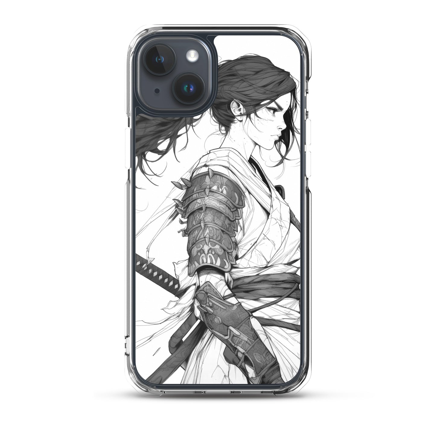 Clear Case for iPhone® Samurai Girl 5