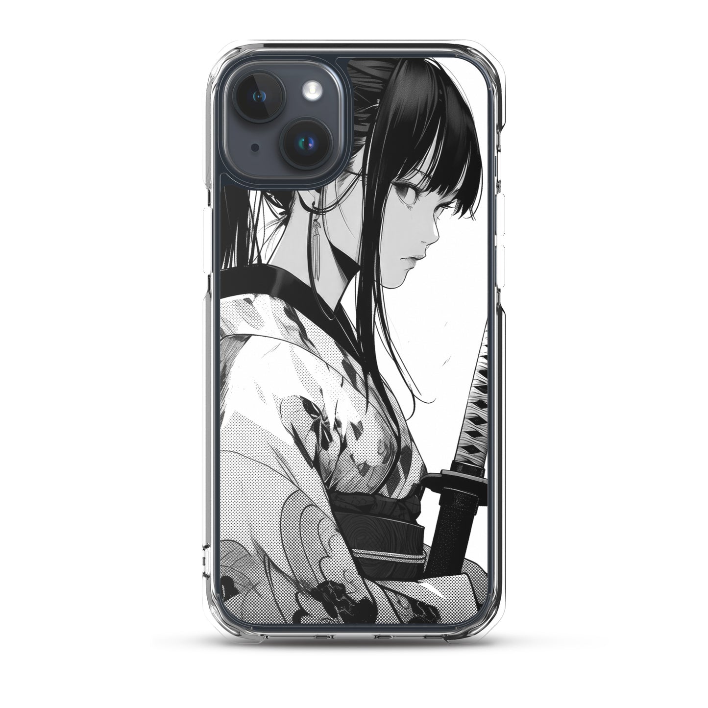 Clear Case for iPhone® Samurai Girl 7