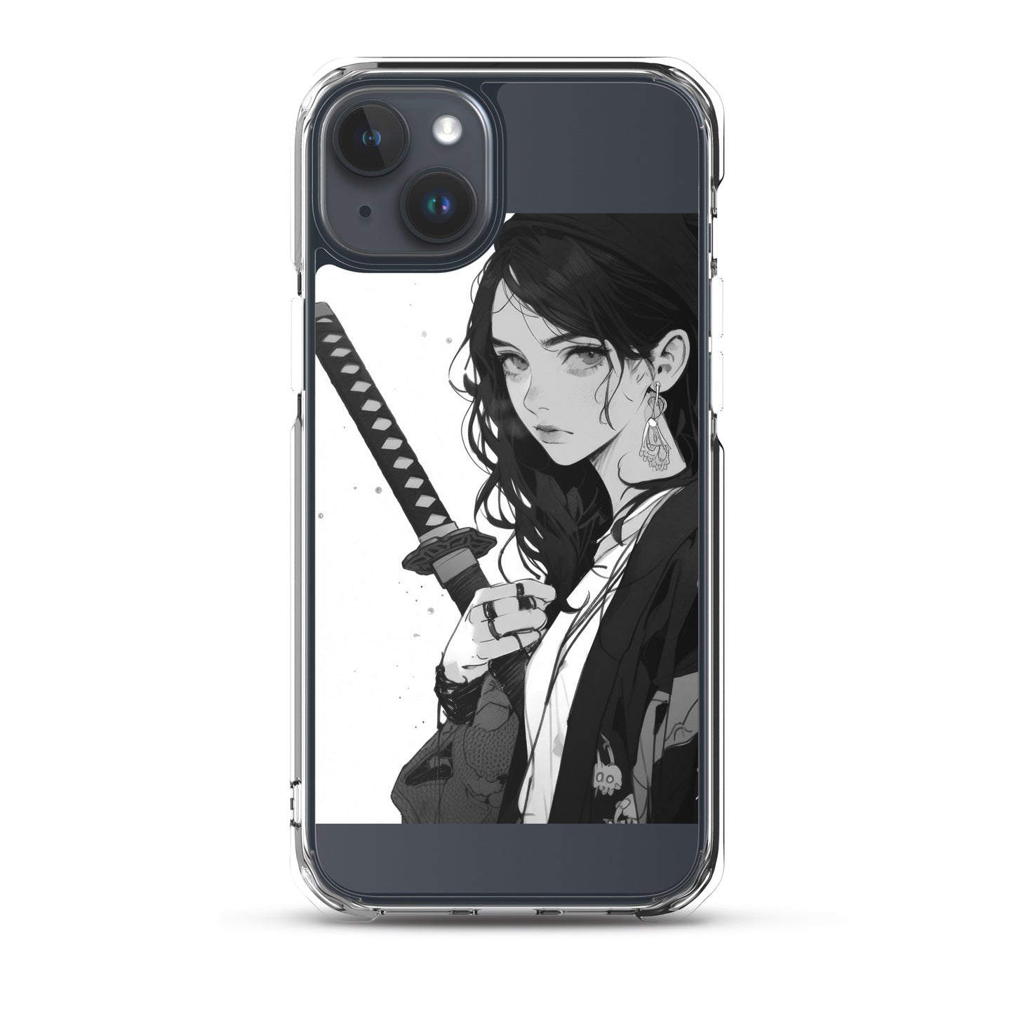 Clear Case for iPhone® Samurai Girl 8