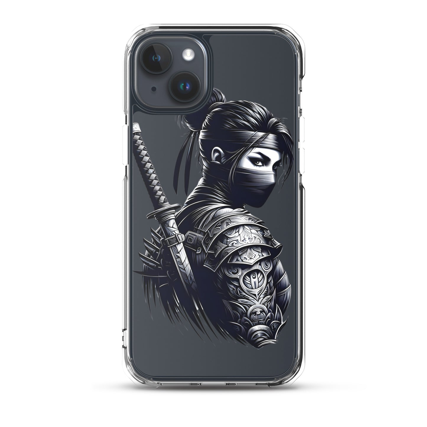 Clear Case for iPhone® Samurai Girl 12