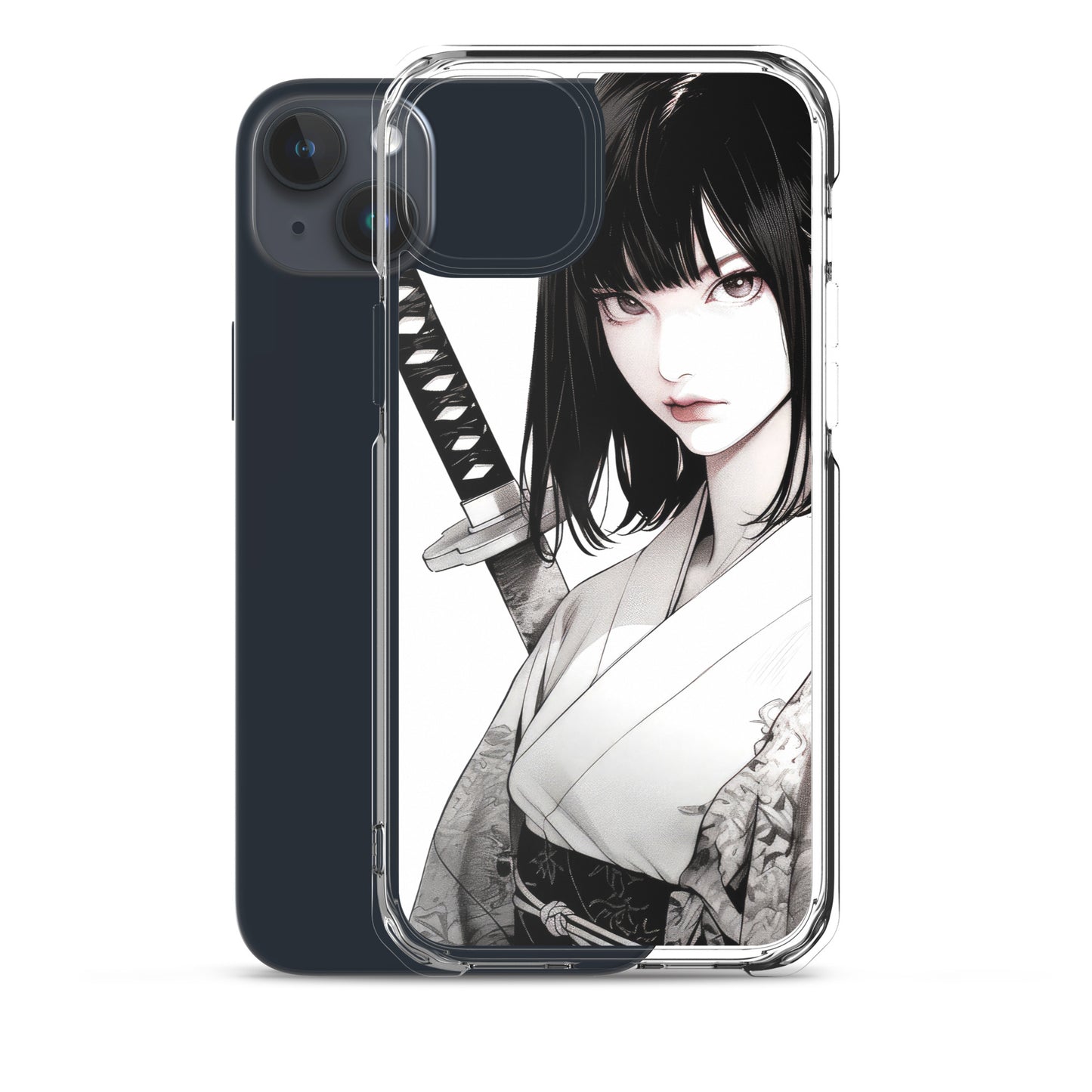 Clear Case for iPhone® Samurai Girl One