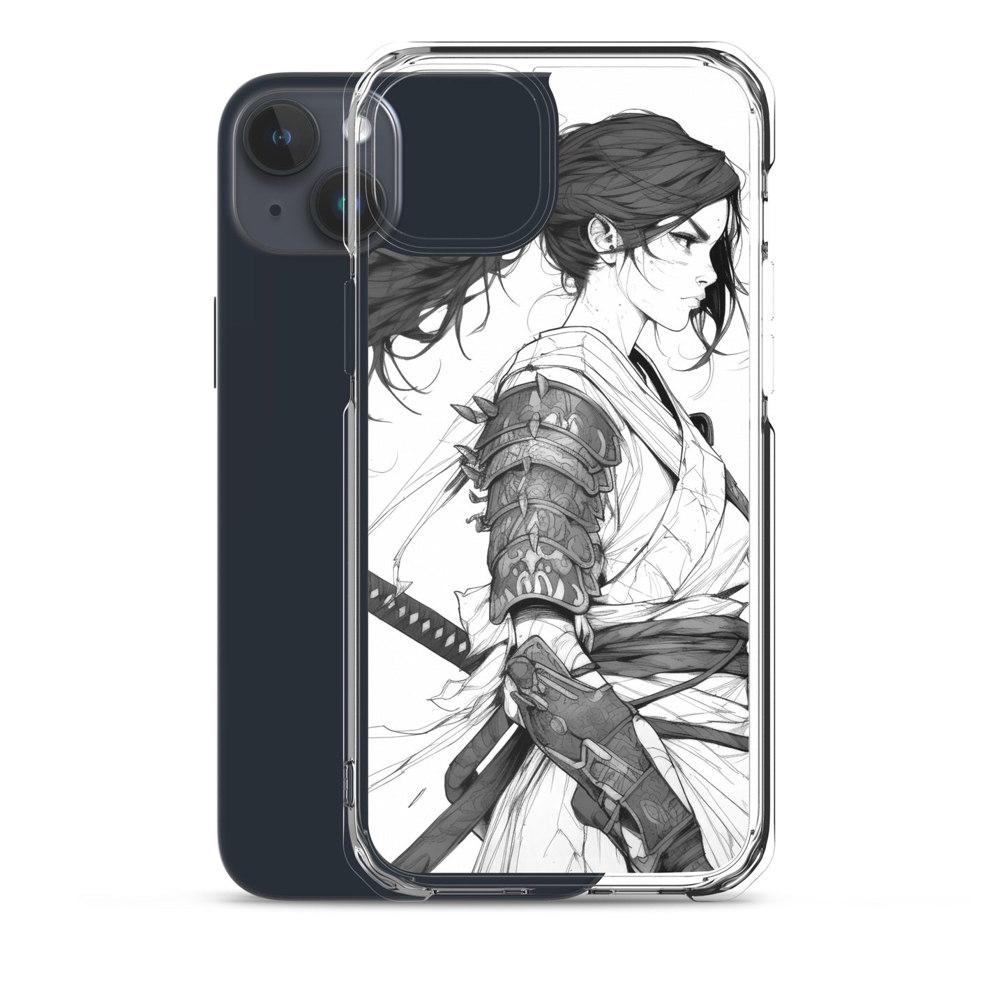 Clear Case for iPhone® Samurai Girl 5