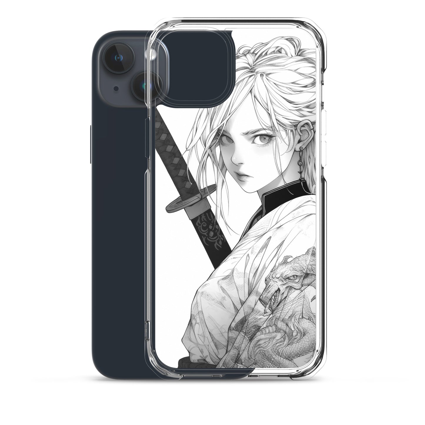 Clear Case for iPhone® Samurai Girl 6