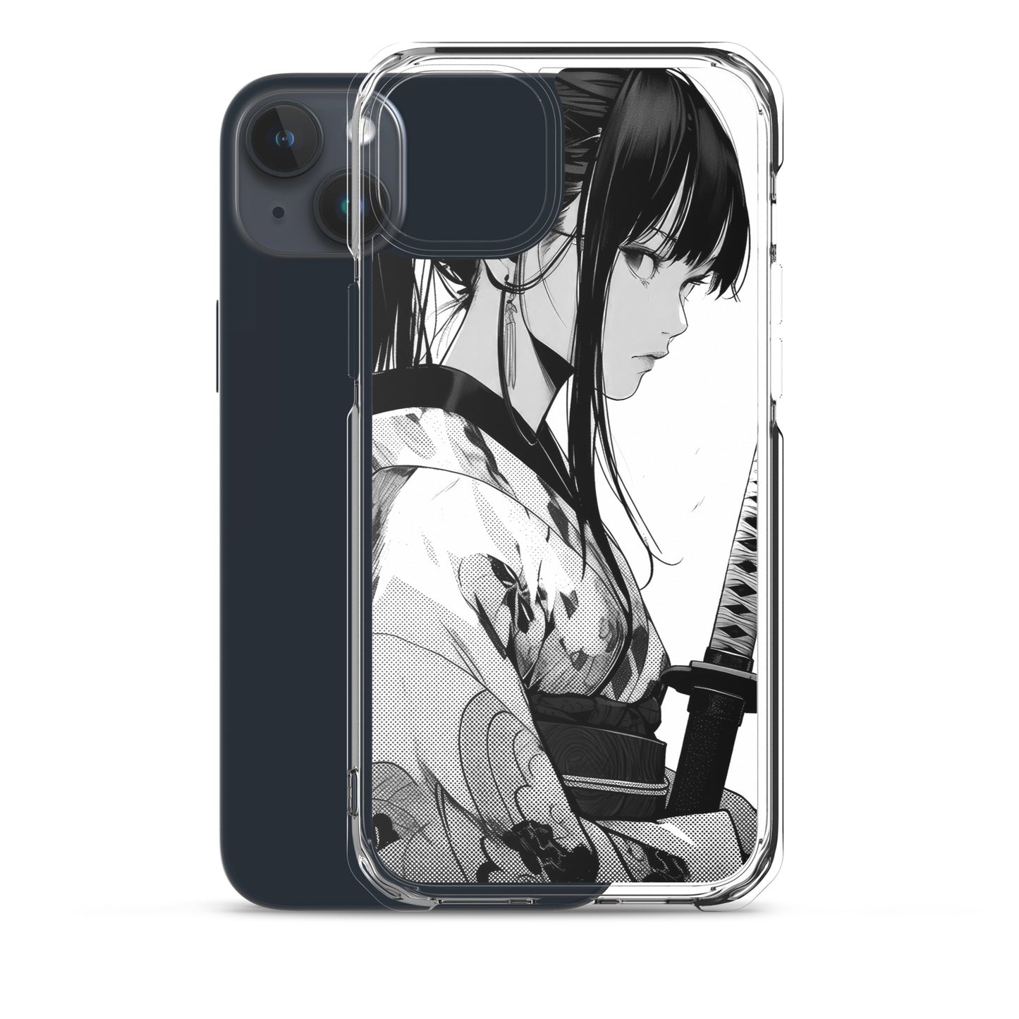 Clear Case for iPhone® Samurai Girl 7