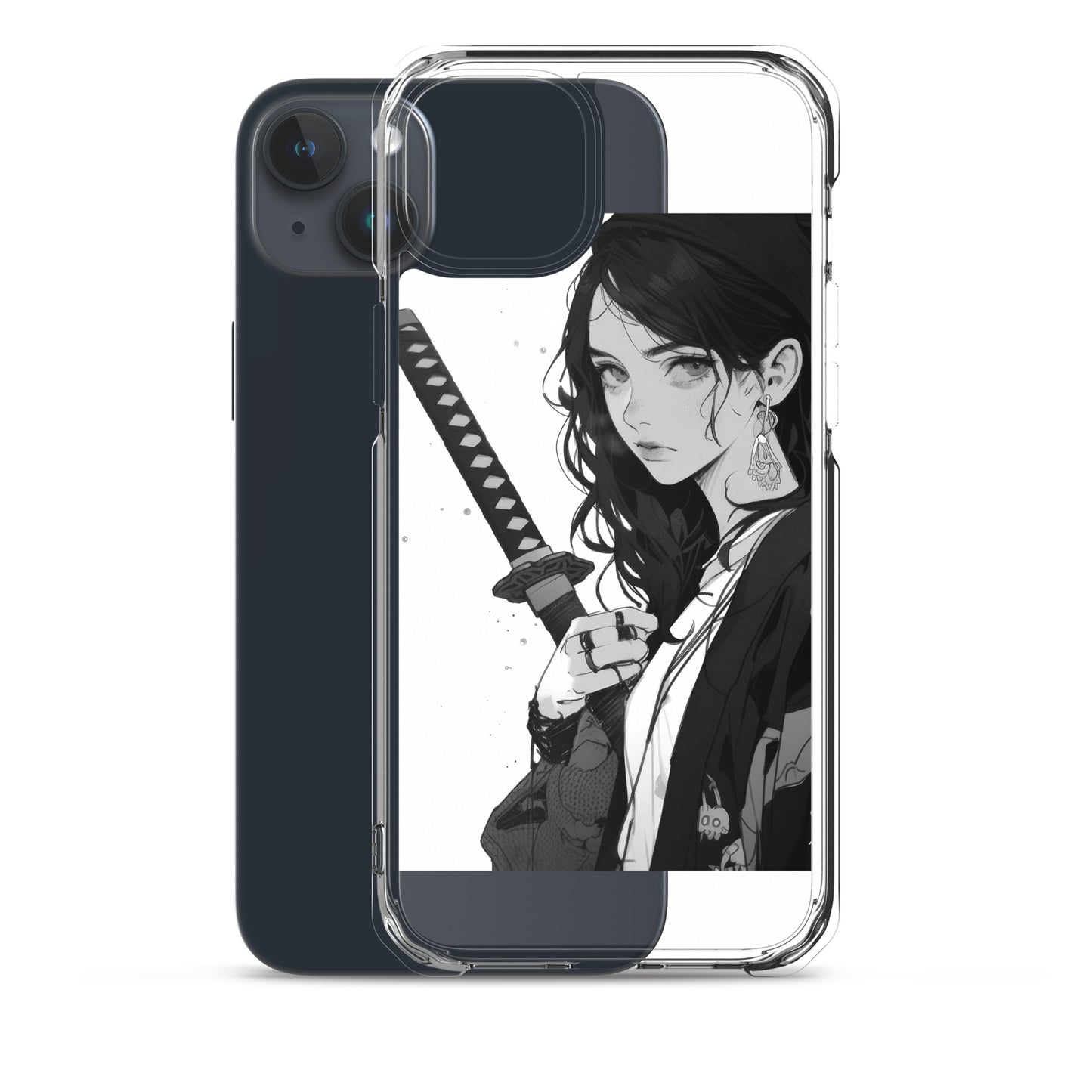 Clear Case for iPhone® Samurai Girl 8